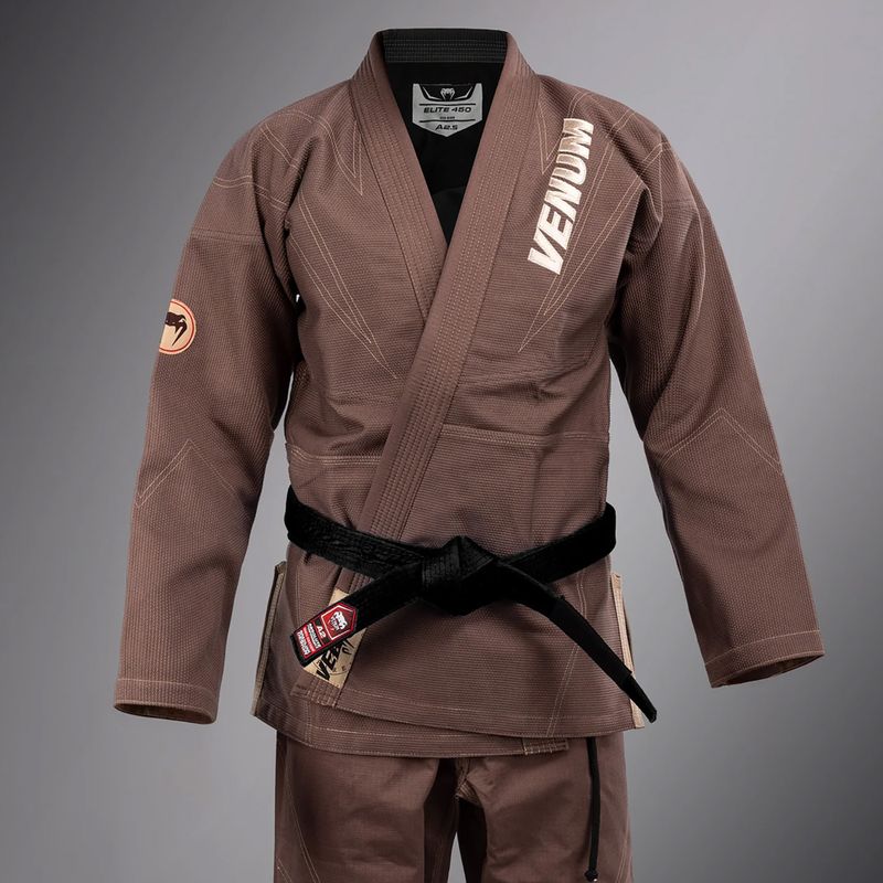 ГІ для бразильського джиу-джитсу Venum Elite 5.0 chocolate brown 4