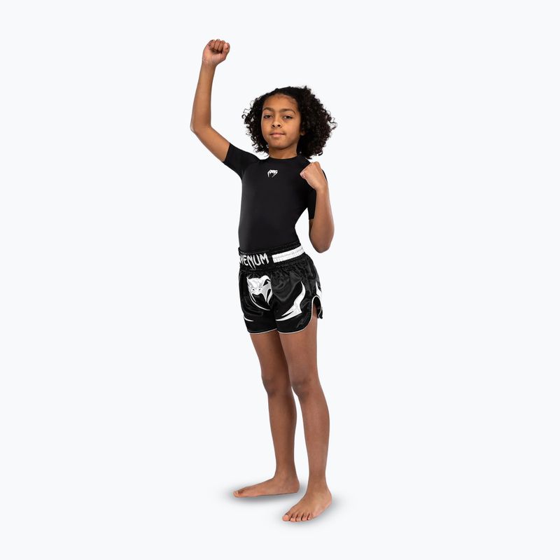 Шорти для тренувань дитячі Venum Inferno Muay Thai Jr black 4