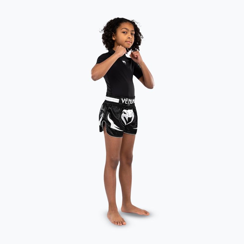 Шорти для тренувань дитячі Venum Inferno Muay Thai Jr black 5