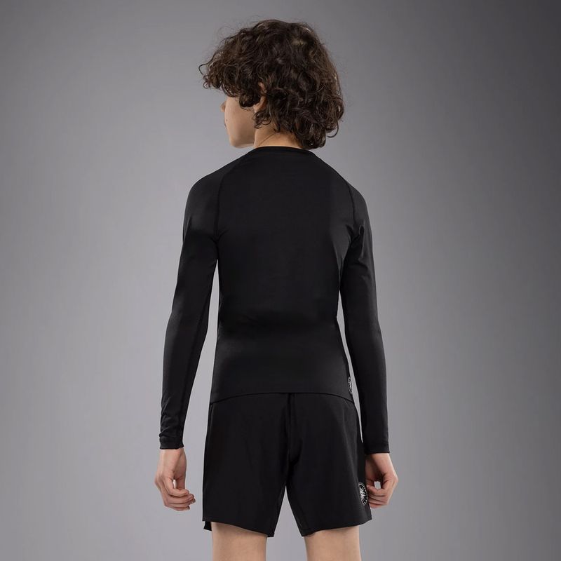 Лонгслів для тренувань дитячий Venum Contender Rashguards Jr black 3