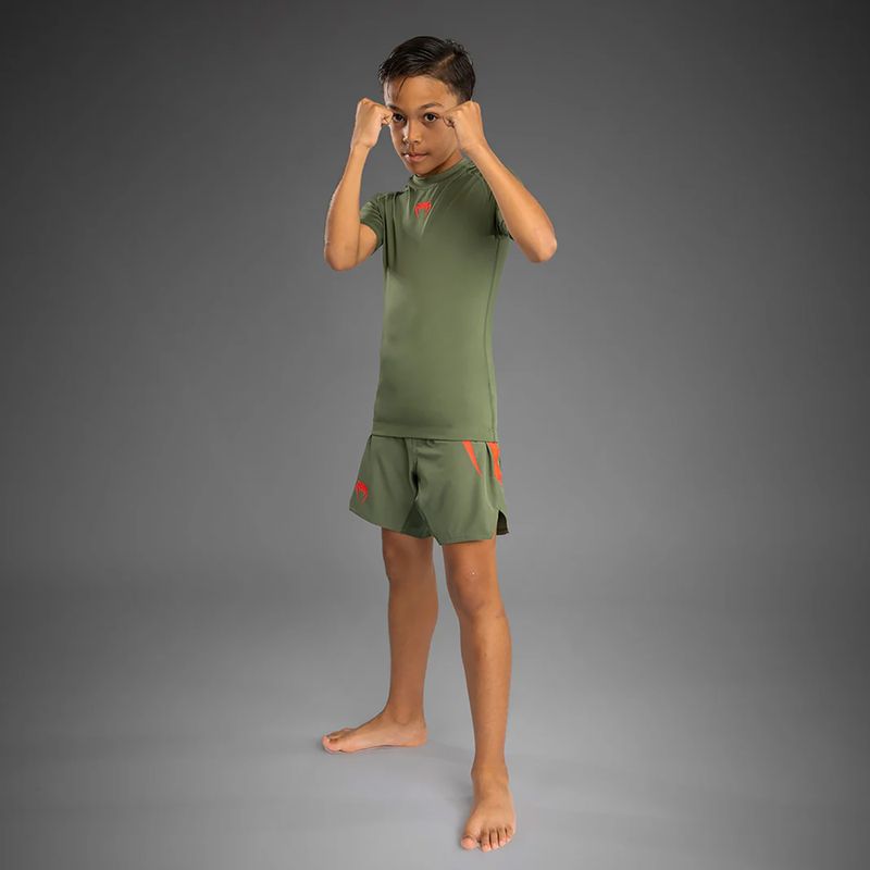 Футболка для тренувань дитяча Venum Contender Rashguards Jr khaki 2