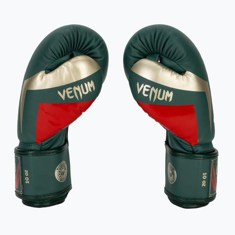 Боксерські рукавички Venum Elite зелені 4