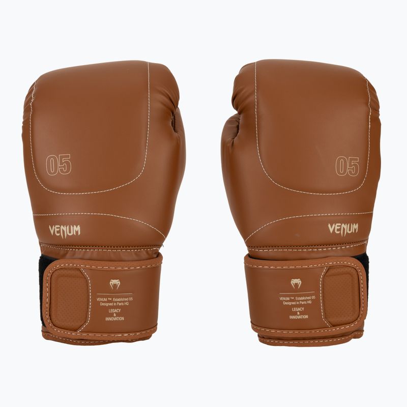 Рукавиці боксерські чоловічі Venum Impact Evo VENUM-05061-058 chocolate 2