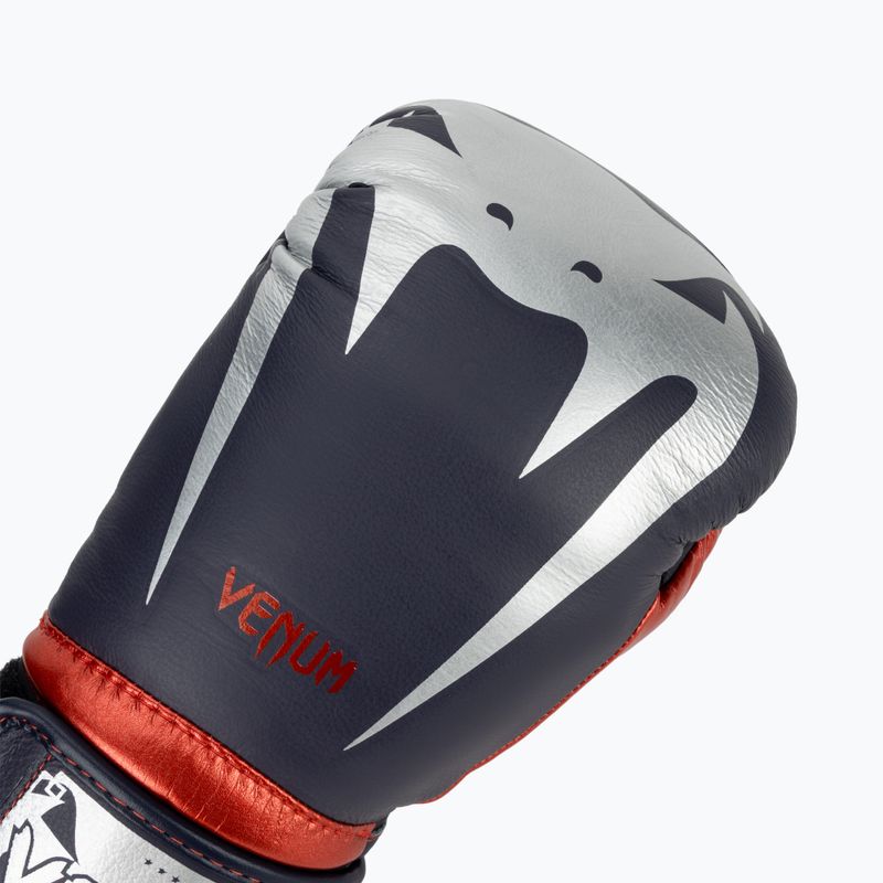Боксерські рукавички Venum Giant 3.0 темно-сині/червоні 5