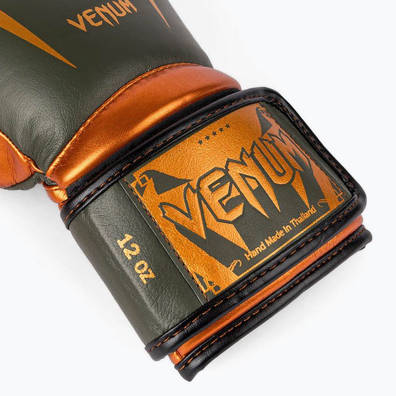 Боксерські рукавички Venum Giant 3.0 хакі/бронза 3
