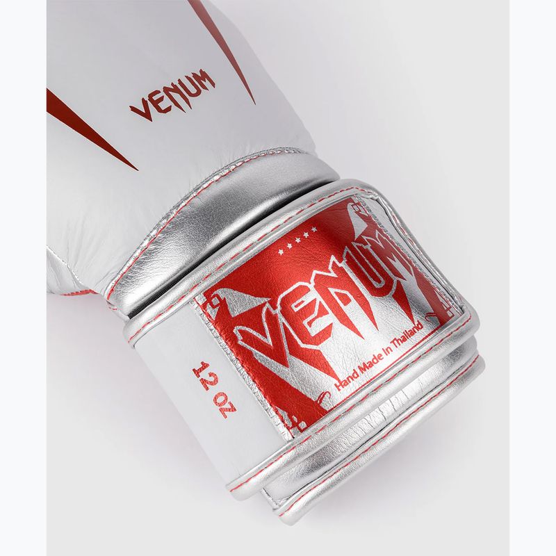 Боксерські рукавички Venum Giant 3.0 червоні/сріблясті 3