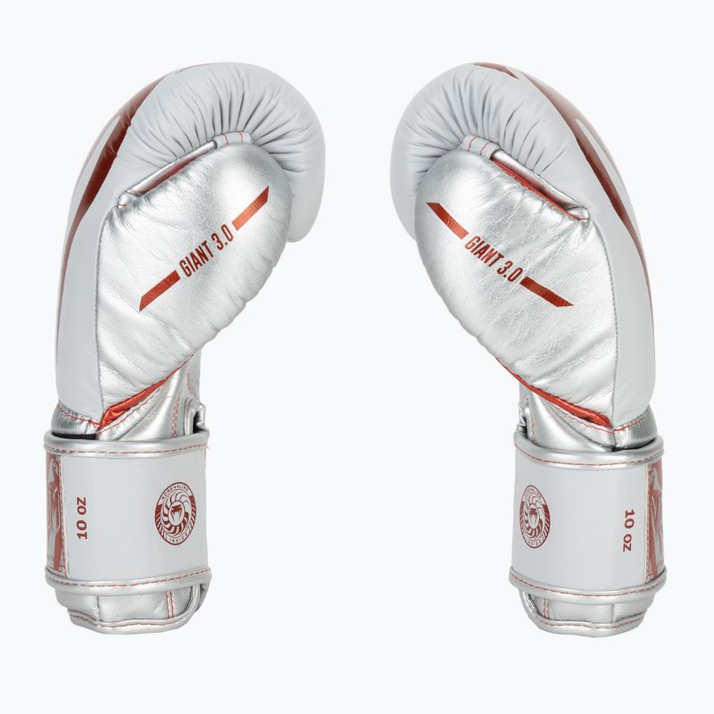 Боксерські рукавички Venum Giant 3.0 червоні/сріблясті 4