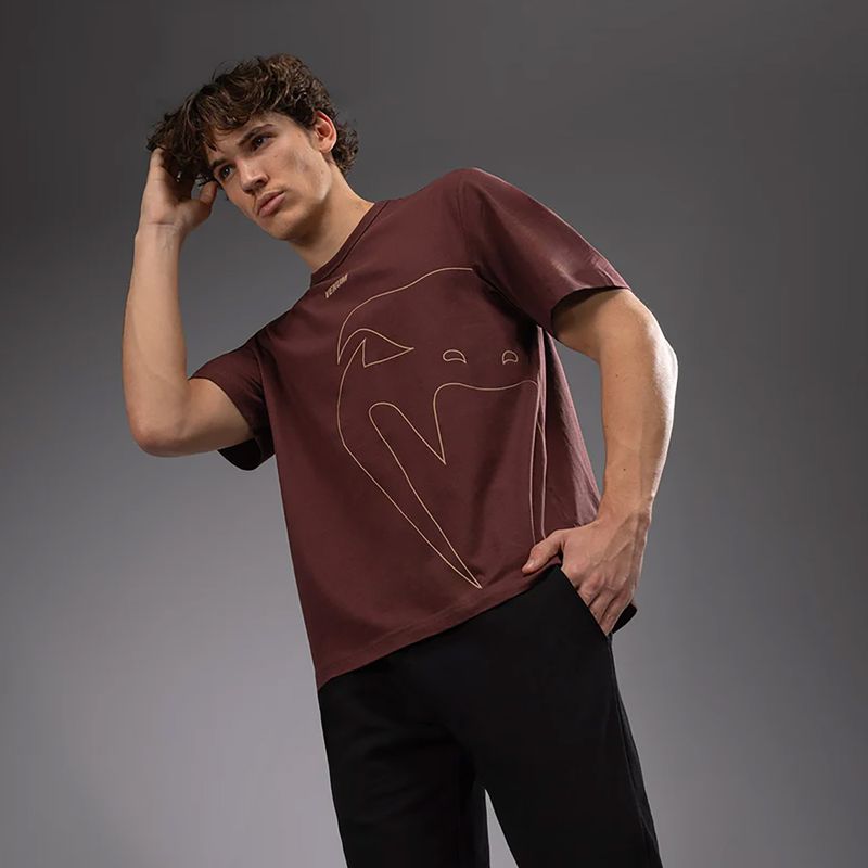 Футболка чоловіча Venum Giant Connect T-Shirt chocolate brown 3