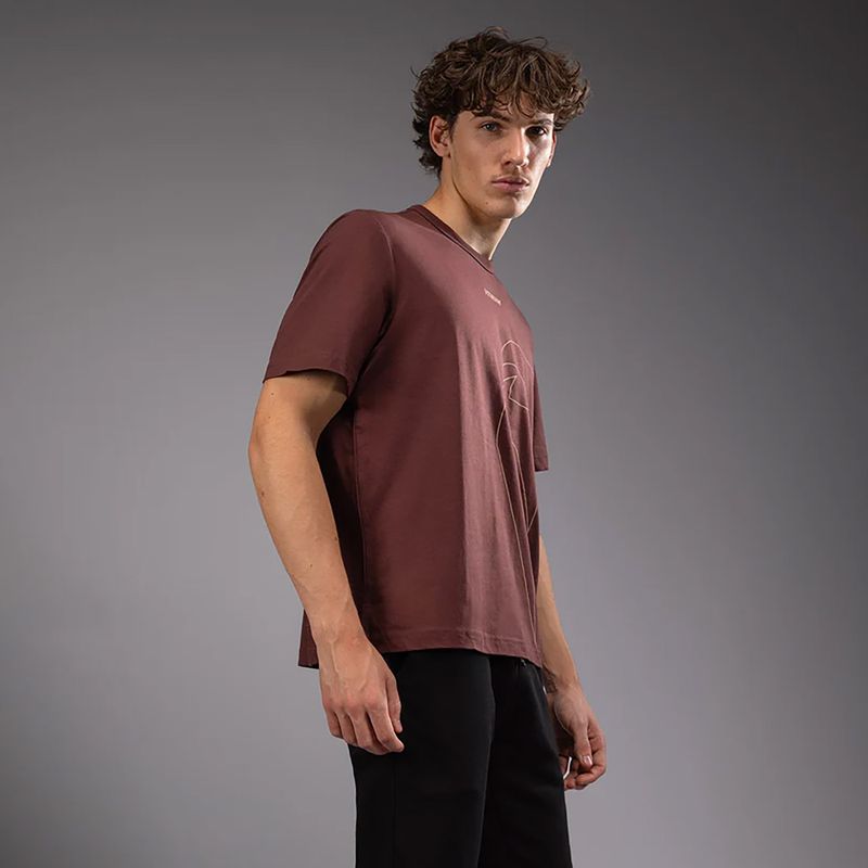 Футболка чоловіча Venum Giant Connect T-Shirt chocolate brown 4