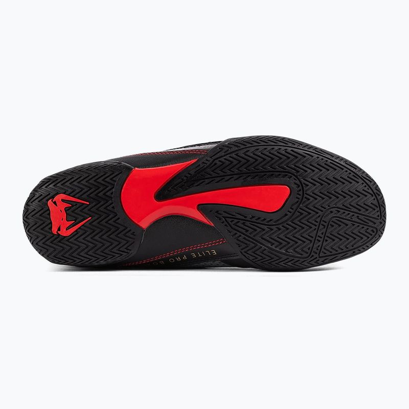 Кросівки боксерські Venum Elite Boxing stom grey/gold logo 4
