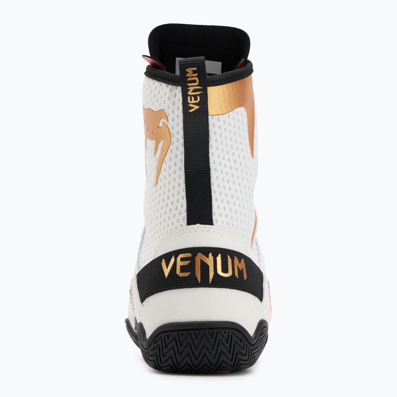 Кросівки боксерські Venum Elite Boxing ice/gold logo 6
