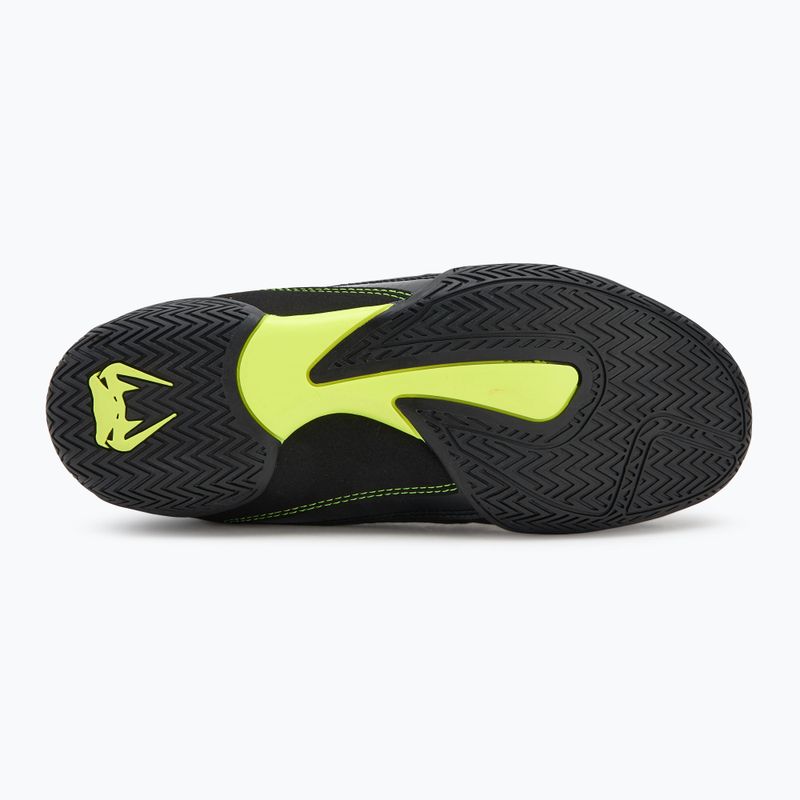 Кросівки боксерські чоловічі Venum Training Camp 4.0 Boxing black/neo green 4