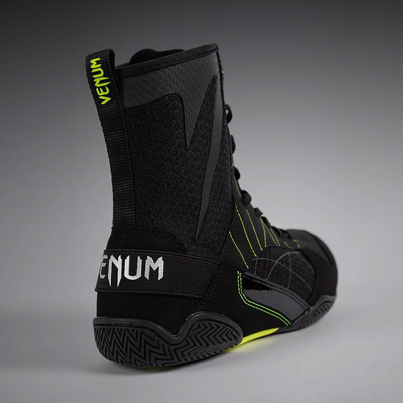 Кросівки боксерські чоловічі Venum Training Camp 4.0 Boxing black/neo green 11