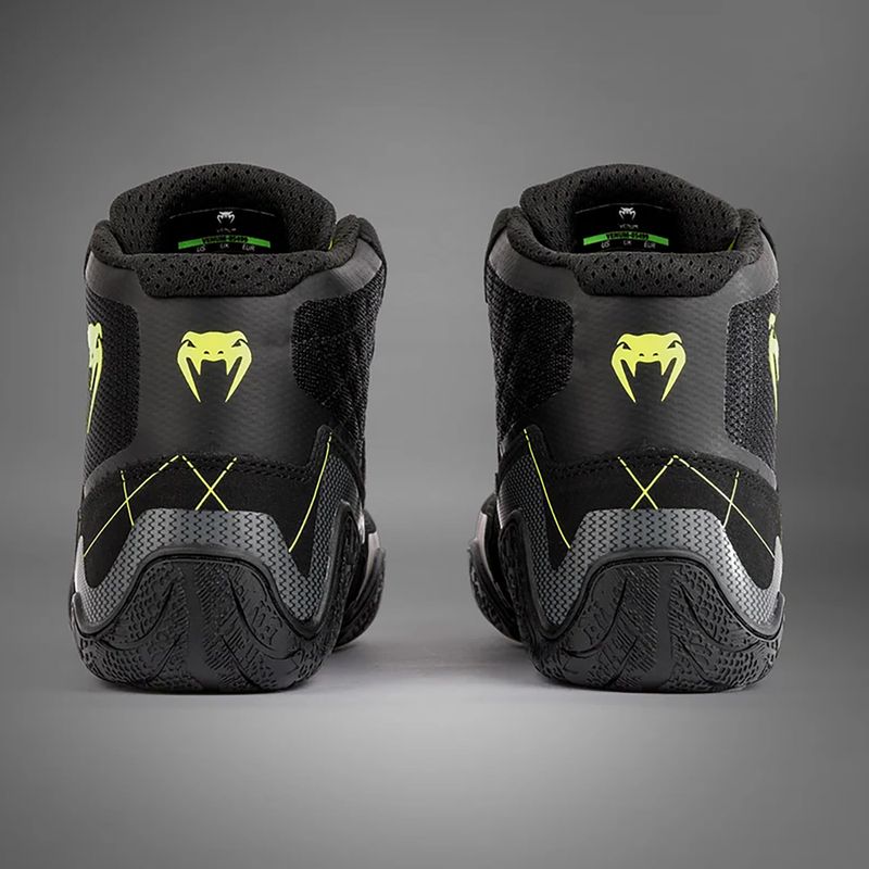 Кросівки боксерські Venum Training Camp 4.0 Wrestling black/neo green 5