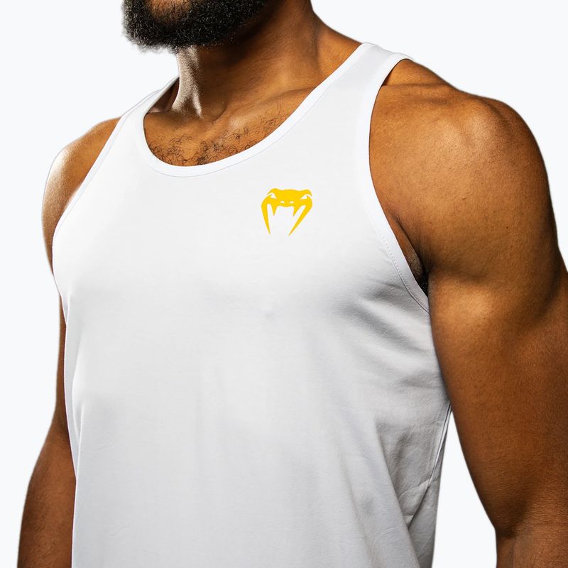 Футболка для тренувань чоловіча Venum Octane white/vibrant yellow 5