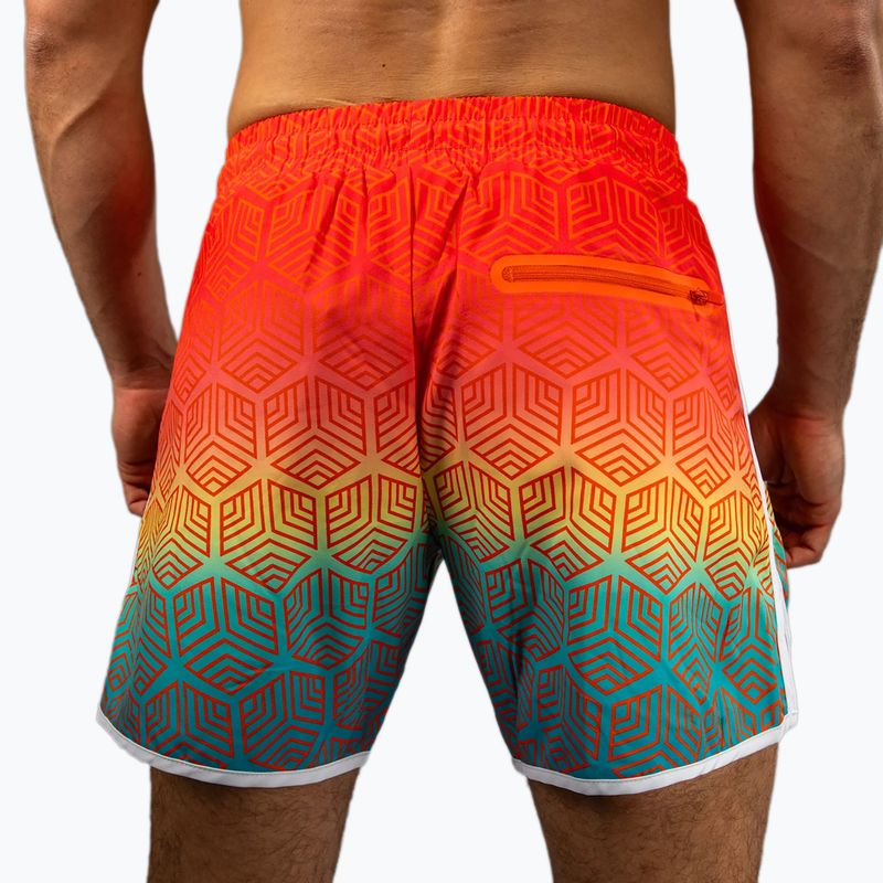 Шорти чоловічі Venum Octane Board sunset orange/sky blue 6