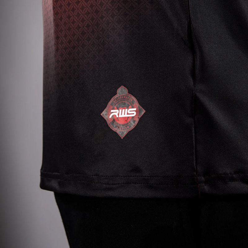 Футболка чоловіча Venum x RWS 2.0 Dry-Tech black/red 7
