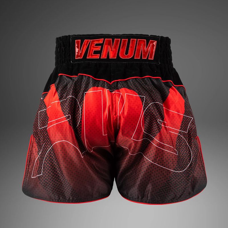 Шорти для тренувань чоловічі Venum x RWS 2.0 Muay Thai black/red 3