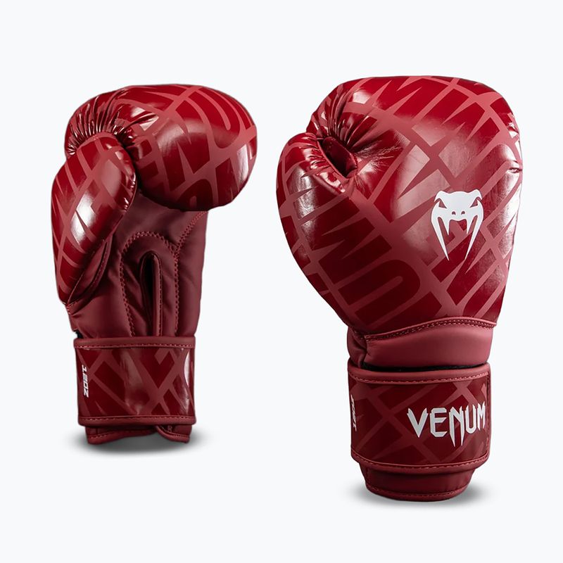 Рукавиці боксерські Venum Contender 1.5XT Boxing glossy burgundy 2