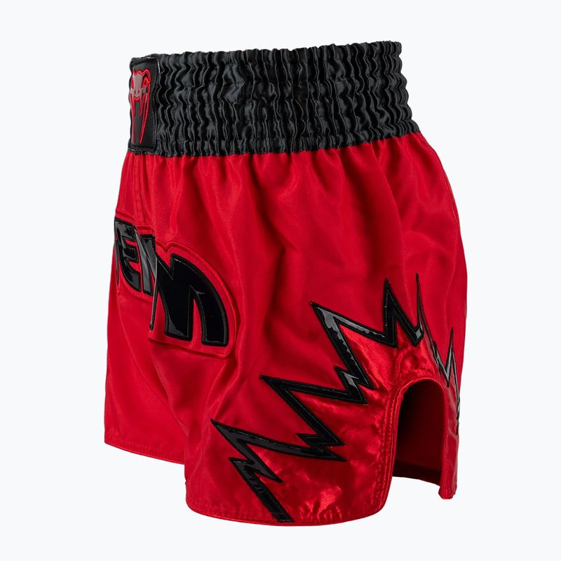 Шорти для тренувань чоловічі Venum Inferno Muay Thai red/charcol grey/black 3
