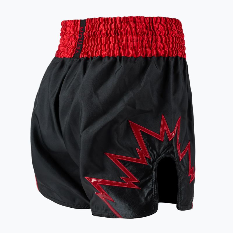 Шорти для тренувань чоловічі Venum Inferno Muay Thai charcoal grey/red 4