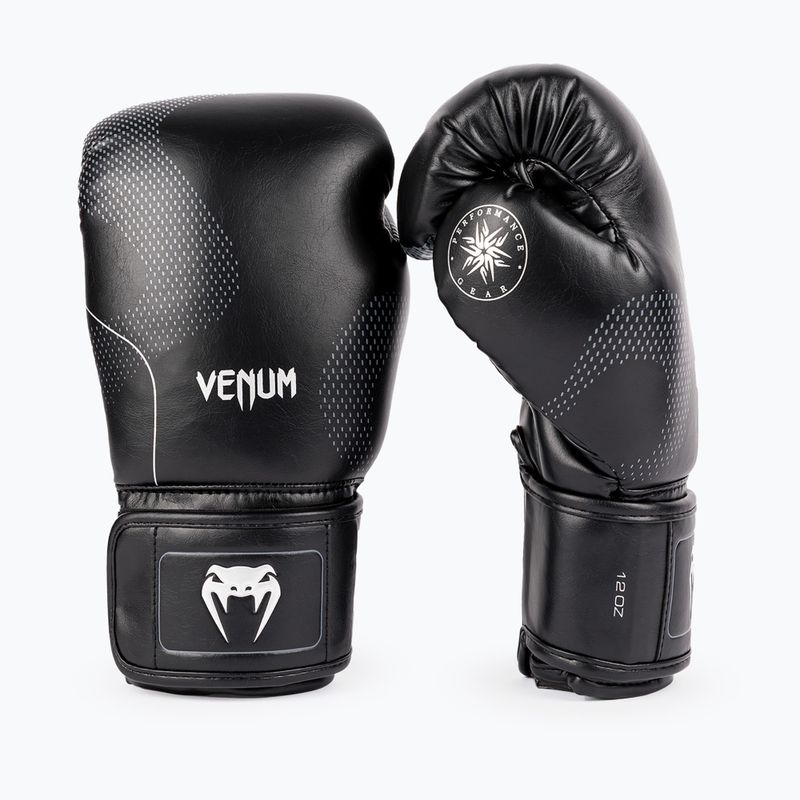Рукавиці боксерські Venum Nexus Boxing black/silver 2