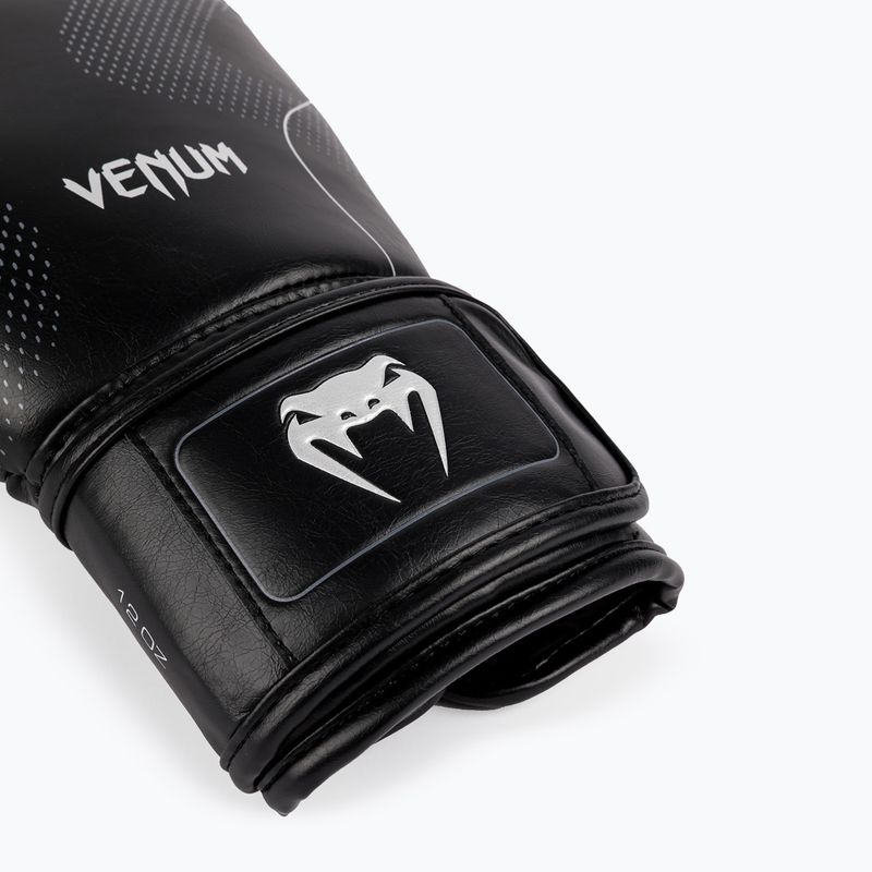 Рукавиці боксерські Venum Nexus Boxing black/silver 4
