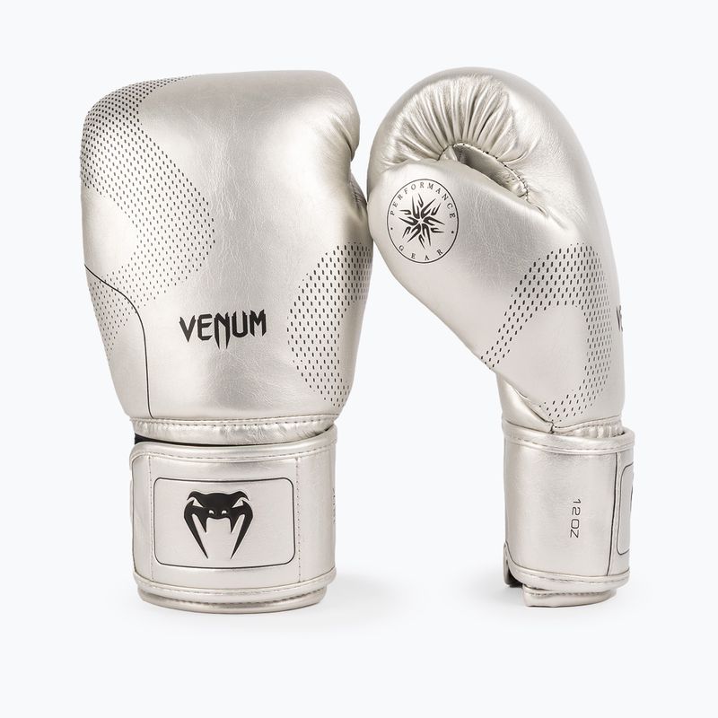 Рукавиці боксерські Venum Nexus Boxing silver/black 2
