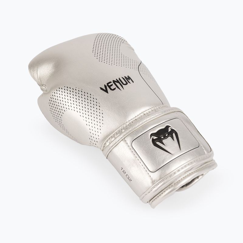 Рукавиці боксерські Venum Nexus Boxing silver/black 3