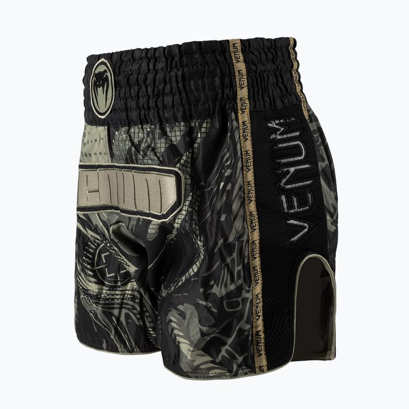Чоловічі тренувальні шорти Venum Invader Muay Thai black/sand 3
