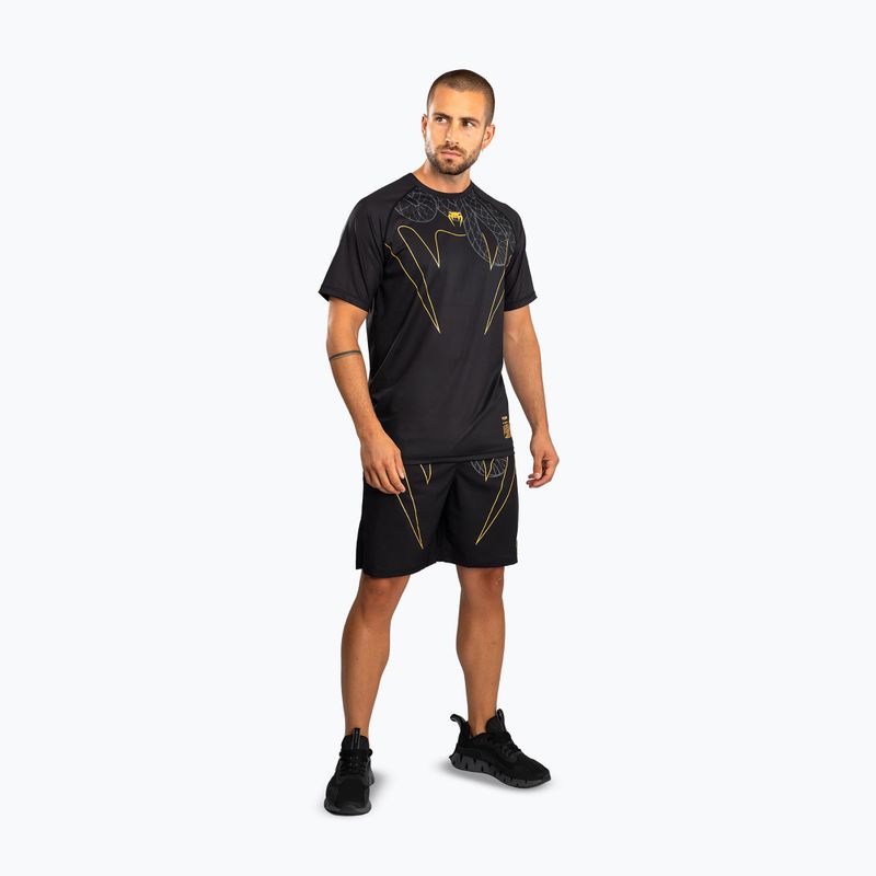 Футболка для тренувань чоловіча Venum Serpenti Dry Tech black/silver/gold 2