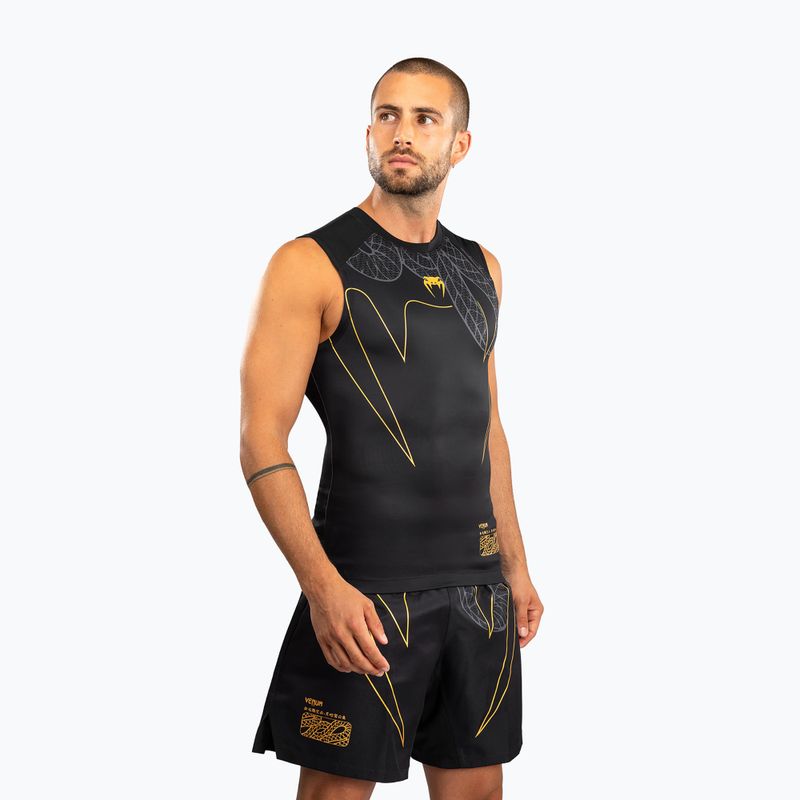 Рашгард чоловічий Venum Serpenti Rashguards Sleeveless black/silver/gold 3