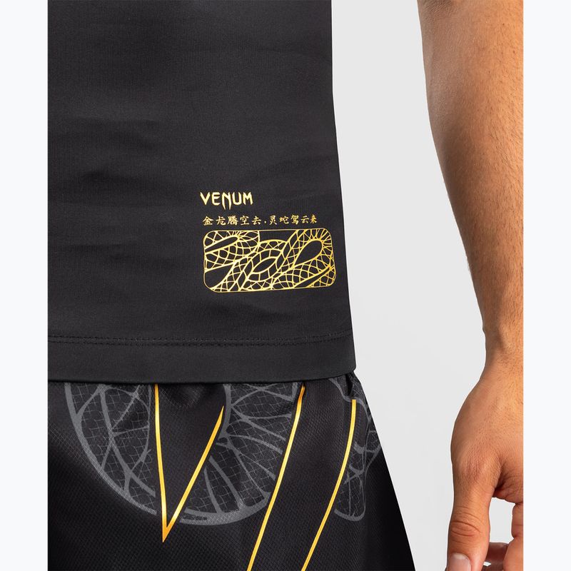 Рашгард чоловічий Venum Serpenti Rashguards Sleeveless black/silver/gold 6