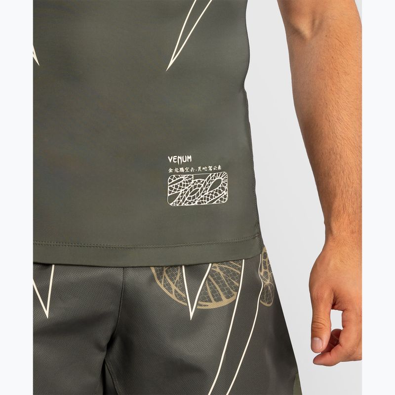 Рашгард чоловічий Venum Serpenti Rashguards kaki/bronze/ivory 6