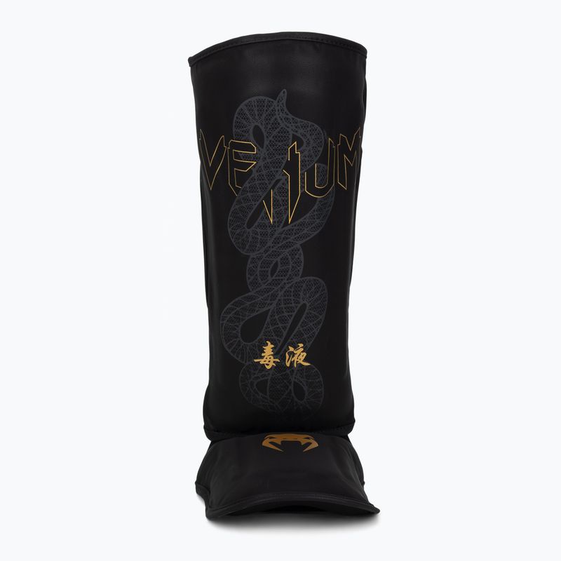 Захист для гомілок та стоп Venum Serpenti black/silver/gold 4