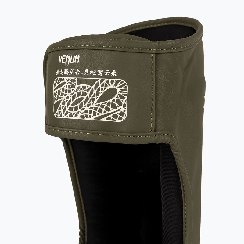 Захист для гомілок та стоп Venum Serpenti khaki/bronze/ivory 4