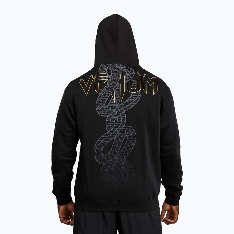 Кофта чоловіча Venum Serpenti black/silver/gold 2