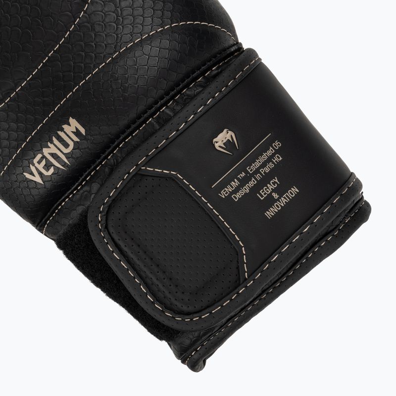 Рукавиці боксерські Venum Impact Evo Scales Boxing black 6