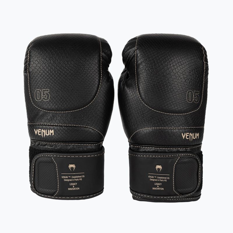 Боксерські рукавички Venum Impact Evo Scales Boxing black 2