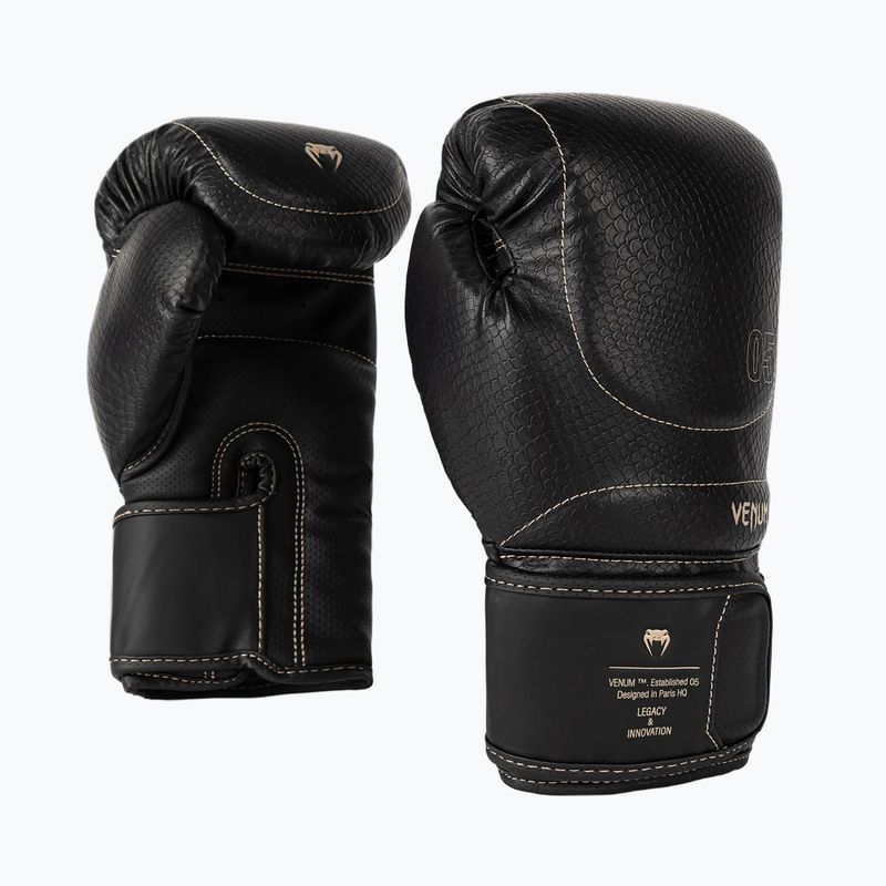 Рукавиці боксерські Venum Impact Evo Scales Boxing black 3