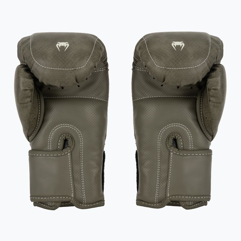 Рукавиці боксерські Venum Impact Evo Scales Boxing army green 3