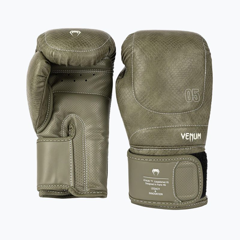 Боксерські рукавички Venum Impact Evo Scales Boxing army green