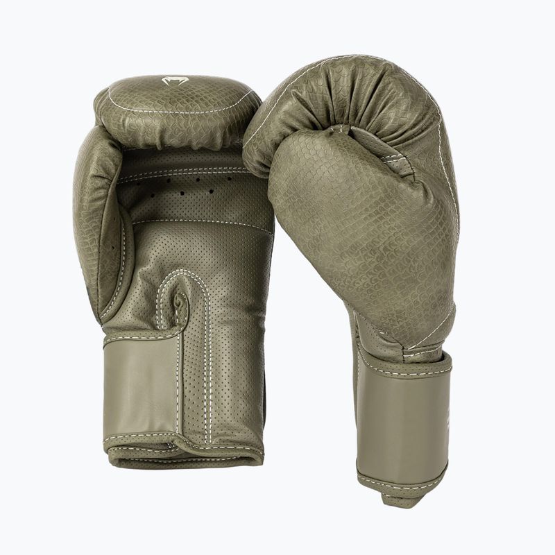 Боксерські рукавички Venum Impact Evo Scales Boxing army green 4