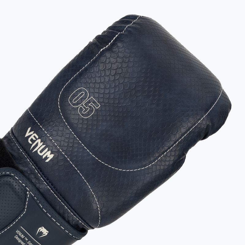 Рукавиці боксерські Venum Impact Evo Scales Boxing midnight blue 5