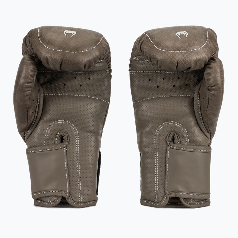 Рукавиці боксерські Venum Impact Evo Scales Boxing brown 3