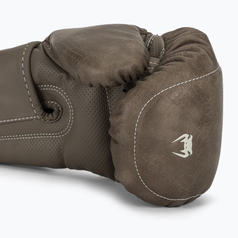 Рукавиці боксерські Venum Impact Evo Scales Boxing brown 5