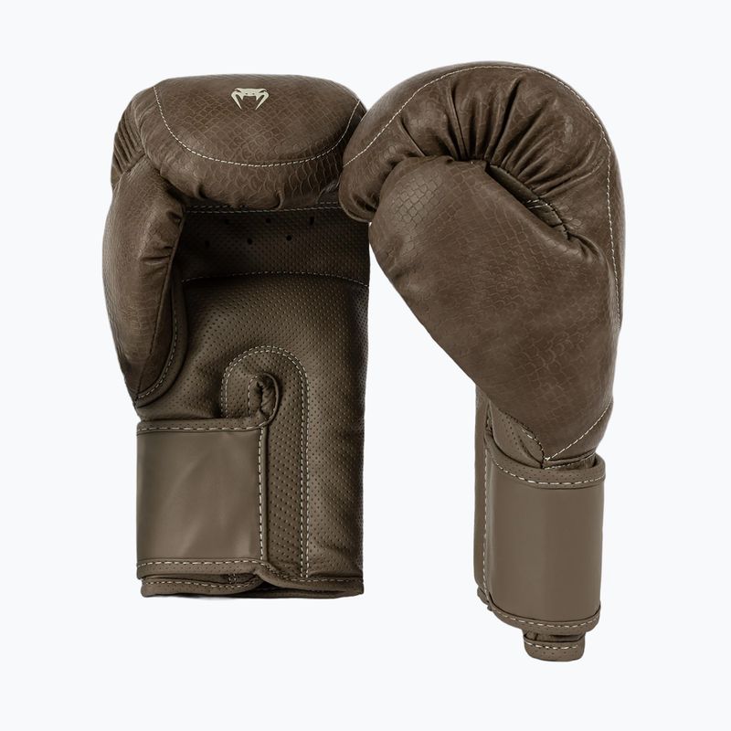 Рукавиці боксерські Venum Impact Evo Scales Boxing brown 3