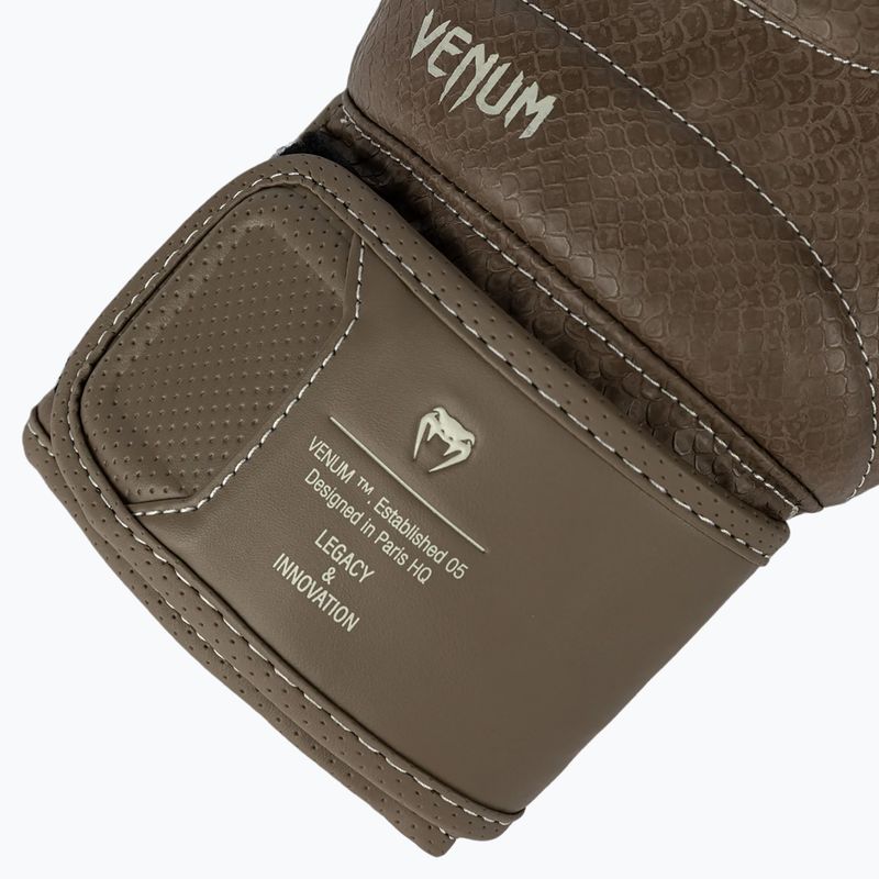 Боксерські рукавички Venum Impact Evo Scales Boxing brown 7