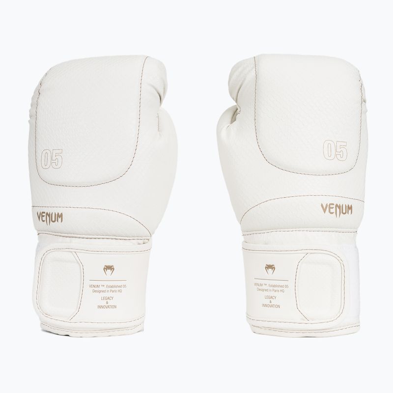 Рукавиці боксерські Venum Impact Evo Scales Boxing ivory 2