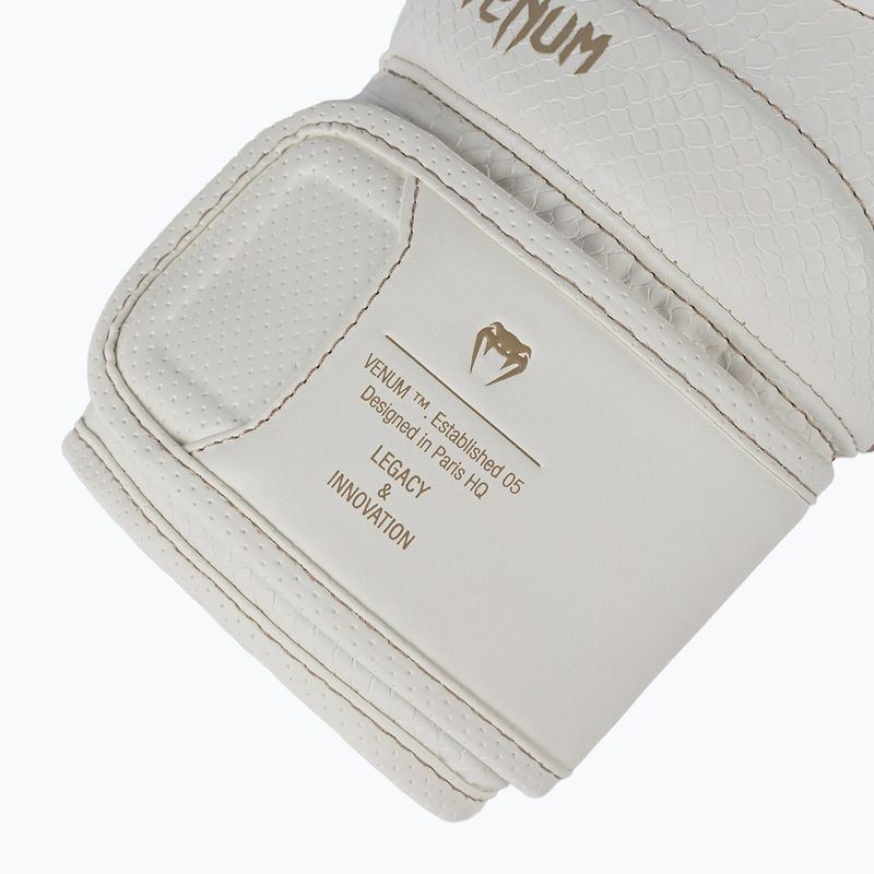 Боксерські рукавички Venum Impact Evo Scales Boxing ivory 7